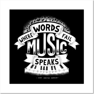 Music Speaks Posters and Art